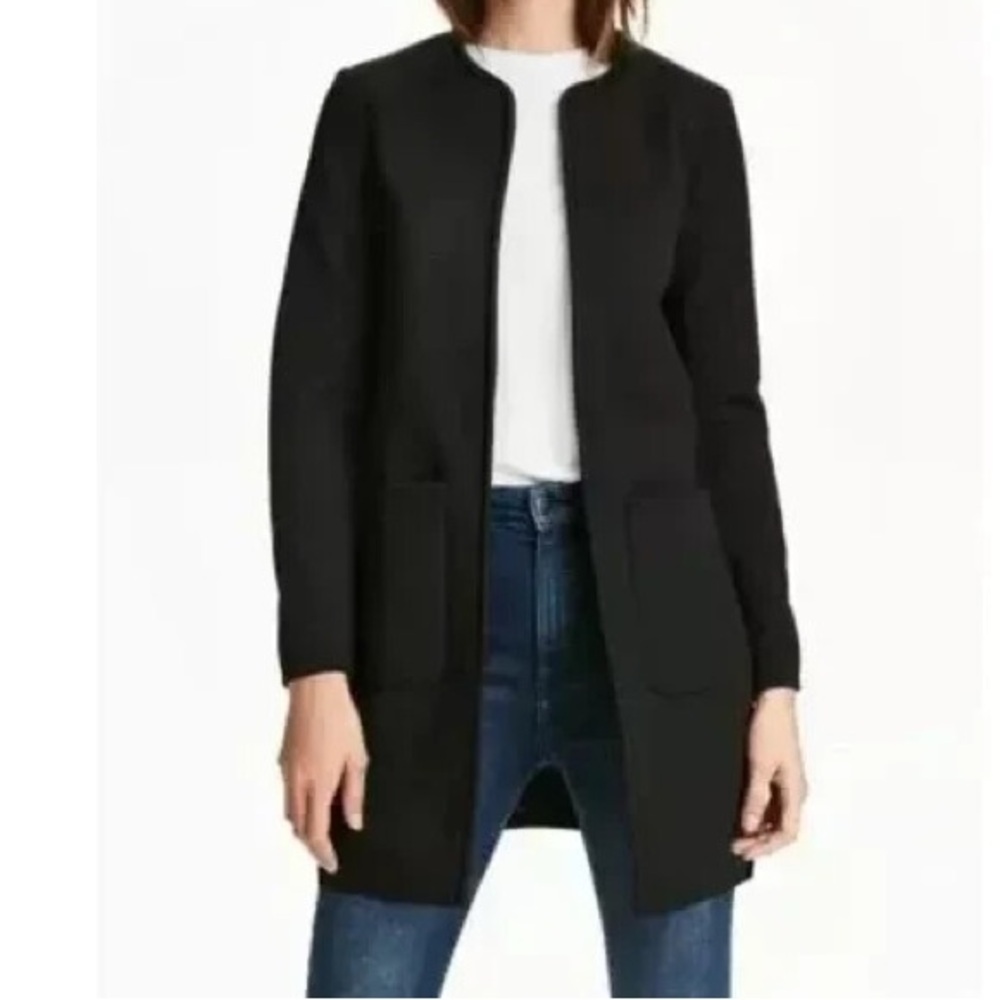 H&M Black Long Blazer Jacket